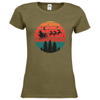 Damen-T-Shirt FOTL, Premium - Motiv Weihnachtshimmel