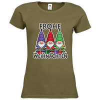 Damen-T-Shirt FOTL, Premium - Motiv Weihnachtswichtel