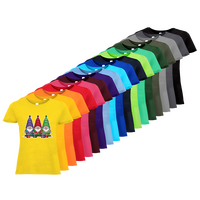 Damen-T-Shirt B&C, Basic - Motiv Weihnachtswichtel, Farbauswahl