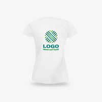 Damen-T-Shirt, Basic Rundhals - FOTL, Rueckseite