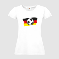 Damen-T-Shirt FOTL, Budget - Motiv Fußball Deutschland