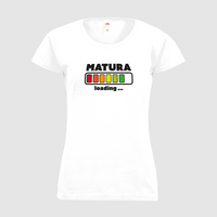Damen-T-Shirt FOTL, Basic Rundhals - Motiv Matura Loading