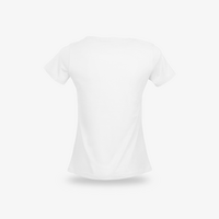 Damen T-Shirt, Organic - Russell, Rueckseite unbedruckt