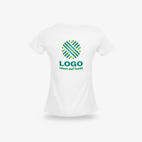 Damen T-Shirt, Organic - Russell, Rueckseite