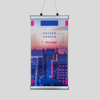 Deko-Banner inkl. System, beidseitig 4/4-farbig bedruckt