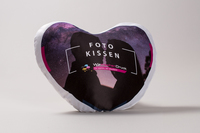Fotokissen in Herzform