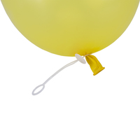 Dekoverschluss, Weiß, befestigt an Luftballons