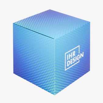 Wuerfe, farbig bedruckt, Motiv