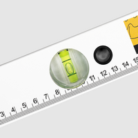 Diamant Wasserwaage 100 cm mit Skala, 4/0-farbig einseitig bedruckt