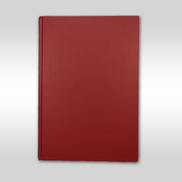  Hardcover zugeklappt, bordeaux, , liegend 