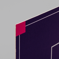 Platte, farbig bedruckt, rechteckig