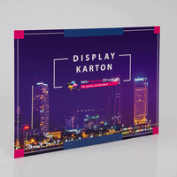 Platte, farbig bedruckt, rechteckig