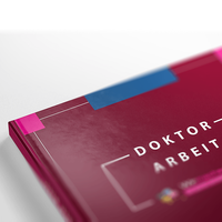 Hardcover Bindung, farbig bedruckt, liegend, bordeaux