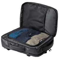 Doppelfunktionsrucksack aus PU, offen