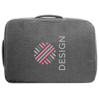 Doppelfunktionsrucksack aus RPET, liegend