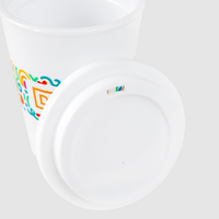 Doppelwandiger To-go-Becher bedruckt
