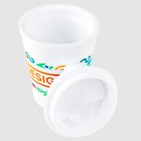 Doppelwandiger To-go-Becher bedruckt