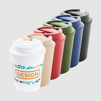 Doppelwandiger To-go-Becher bedruckt