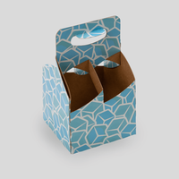 Dosentraeger, farbig bedruckt