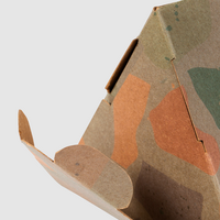 Verpackung, farbig bedruckt, details