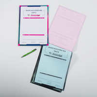 Durchschreibesätze mit Stift, bedruck, liegend