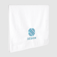 Duschtuch Klassik, 550 g/m², bestickt