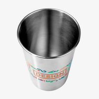 Edelstahlbecher unlackiert bedruckt