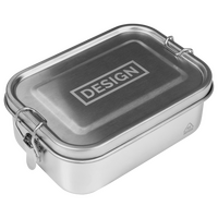 Edelstahl-Lunchbox Gravur Draufsicht