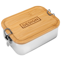 Edelstahl-Lunchbox Gravur Draufsicht
