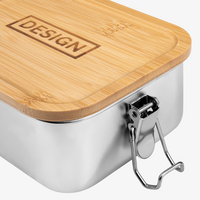 Edelstahl-Lunchbox Detail Verschluss