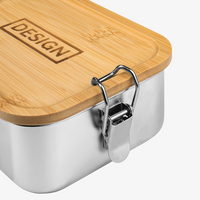 Edelstahl-Lunchbox Detail Verschluss