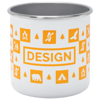 Edelstahltasse Siebdruck