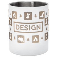 Tasse mit Karabinerhaken Gravur