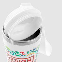 Edelstahl-Thermobecher in To-go-Optik bedruckt