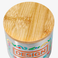 Edelstahl-Thermobecher mit Bambusdeckel bedruckt