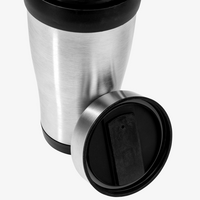 Edelstahl-Thermobecher mit farbigen Elementen bedruckt