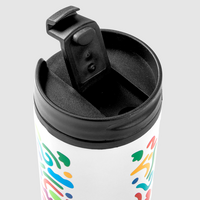 Edelstahl-Thermobecher mit Innenseite aus Kunststoff bedruckt