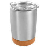 Edelstahl-Thermobecher mit Korkboden bedruckt