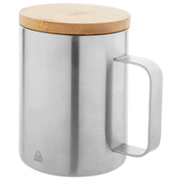 Edelstahl-Thermotasse Metallgriff