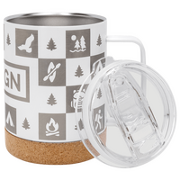 Edelstahl-Thermotasse Trinkdeckel