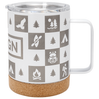 Edelstahl-Thermotasse Korkboden