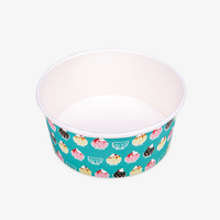 Eisbecher, farbig bedruckt, Motiv