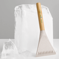 Eiskratzer, bedruckt, aufrecht