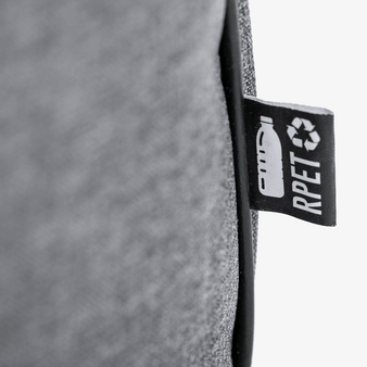 Elegante Reise-/Sporttasche aus RPET, Detail RPET Label