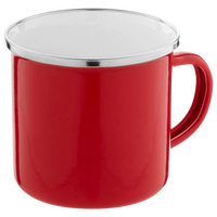 Emaille-Tasse Vintage-Stil