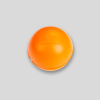 Antistressball Lasergravur, runde Form, orange Farben