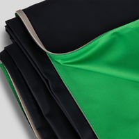 Hochwertige Greenscreen Wand mit Kedersystem inklusive Druck und Versand 5 x 3 gerade Textil zusammengelegt Keder