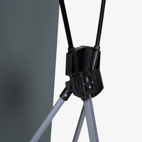 Banner, farbig bedruckt, details