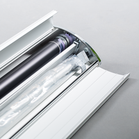 Bannerdisplay box, geöffnet