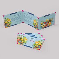 Faltblatt gefalzt auf 12,0 cm x 18,0 cm vertikaler Zickzackfalz 6-seitig farbig bedruckt aufgefaltet stehend